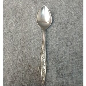 Ekco Eterna Santiago Tablespoon Stainless Steel Floral Rose Pattern 6 Inch